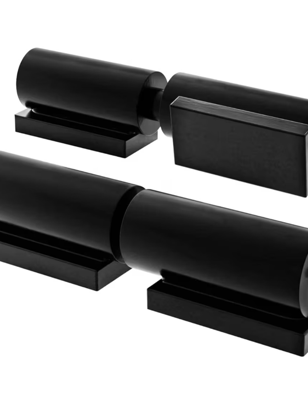 Heavy Duty Barrel Hinges 2 Pack 7 Inch Black Weld On Hinges For Trailer Gate Or